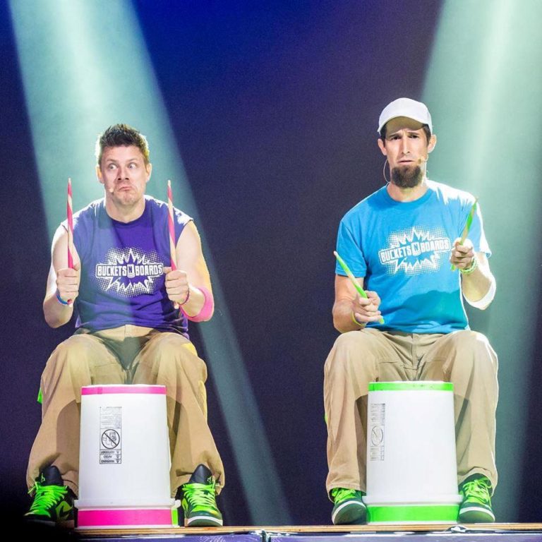 Buckets N Boards Comedy Percussion Show 2024 Show Times & Tickets