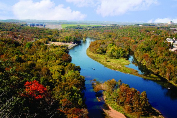 The Highway 165 Scenic Overlook offers breathtaking views of the Branson area.