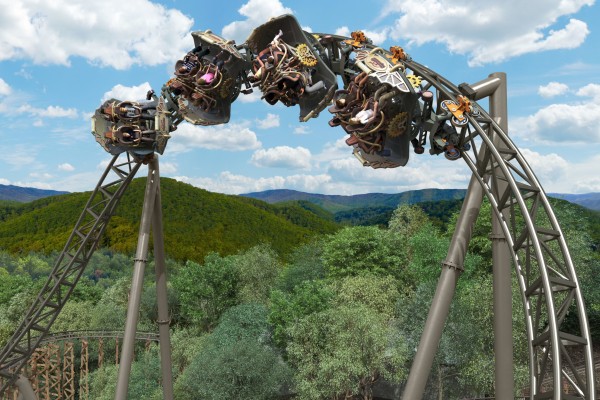 Zero G Rolls and 360-degree spins are just some of the incredible features of Silver Dollar City's new "Time Traveler" roller coaster!