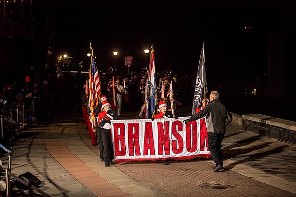 Local area bands (and even from surrounding states) come to perform in Branson's most enduring Christmas parade
