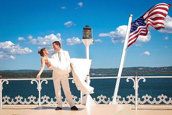 The Showboat Branson Belle offers an unforgettable venue for getting married in Branson