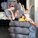 King Kong at Hollywood Wax Museum!